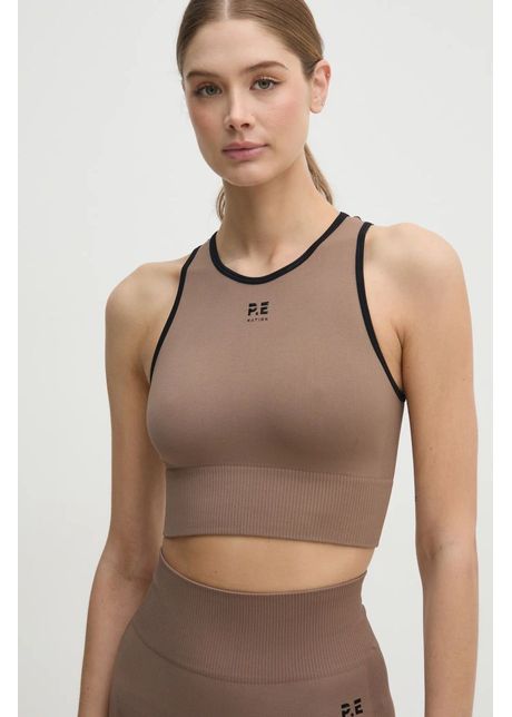 P e nation top restore seamless femei culoarea maro 243w294
