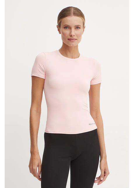 P e nation tricou foundation femei culoarea roz 243t257