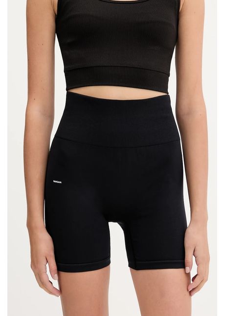 Pangaia pantaloni scurți Plant-Stretch Compressive Shorts uni, high waist, 10002485