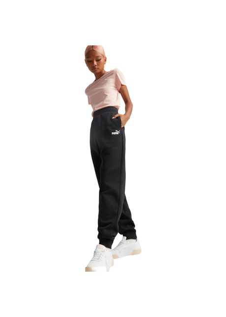 Pantaloni femei puma ess embroidery high waist pants fl 67000701