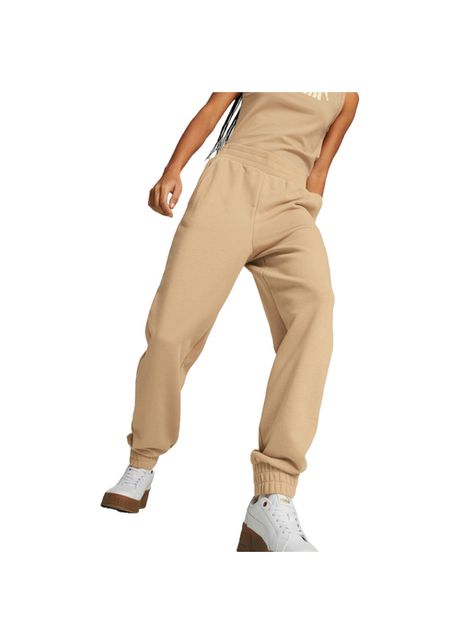 Pantaloni femei puma ess embroidery high waist pants tr cl d 84709389