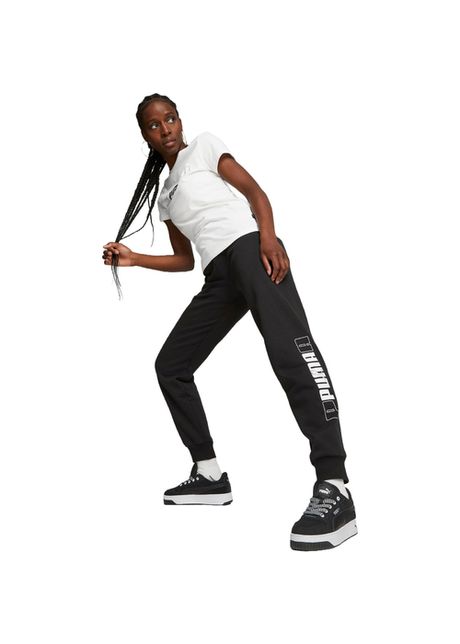 Pantaloni femei puma logo printed elastic waist active joggers 67595601