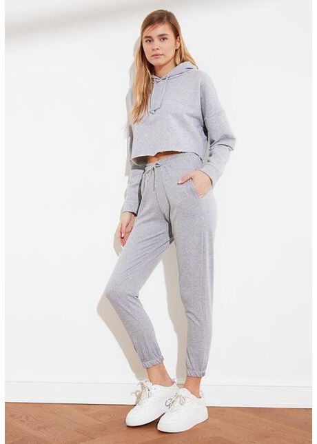 Pantaloni trening dama bitco gri