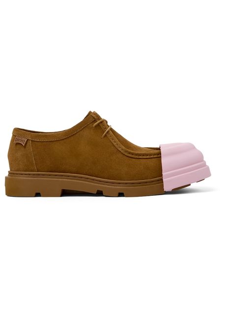 Pantofi boat de piele intoarsa junction 20621