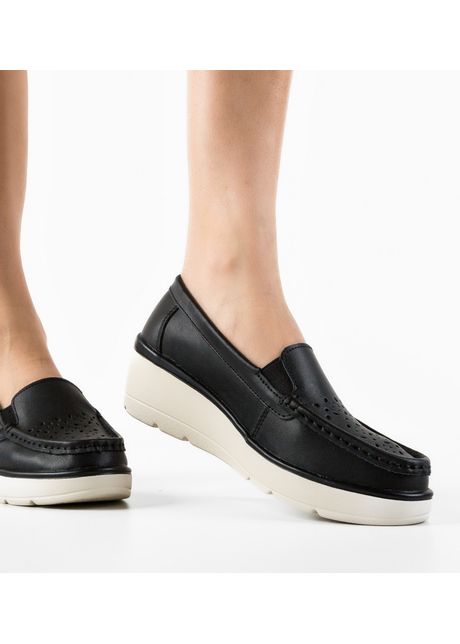 Pantofi casual atic negre