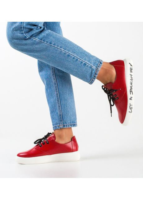 Pantofi casual dama balmas rosii