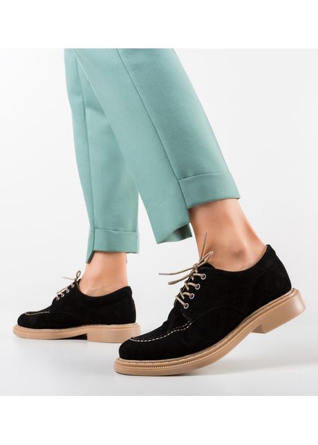 Pantofi casual dama chaplin negri 2