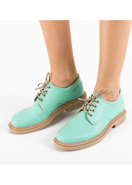 Pantofi casual dama ofis turcoaz