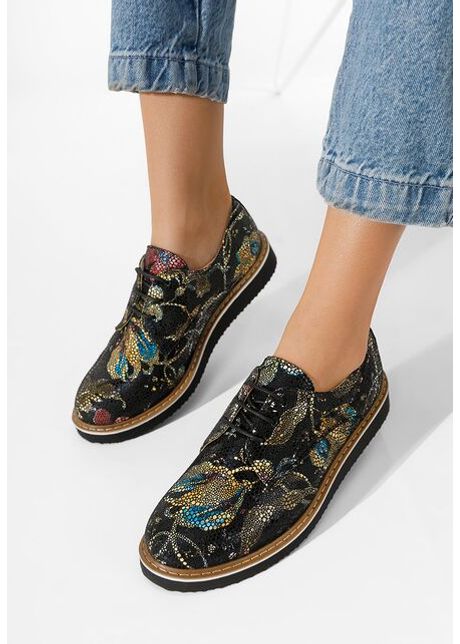 Pantofi casual dama piele casilas multicolori