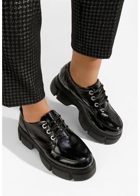 Pantofi casual dama piele disia v3 negri