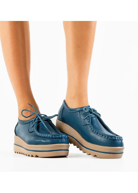 Pantofi casual dama sag albastre