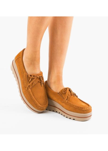 Pantofi casual hipok camel