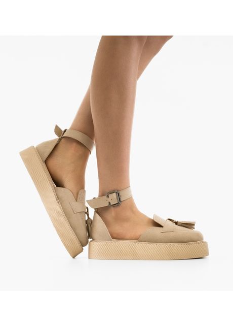 Pantofi casual kastor bej 2