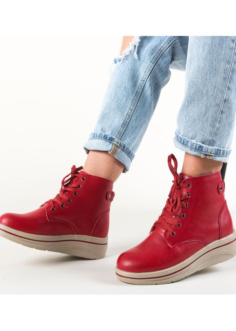 Pantofi casual lakiob rosii