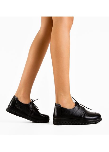 Pantofi casual leonates negri