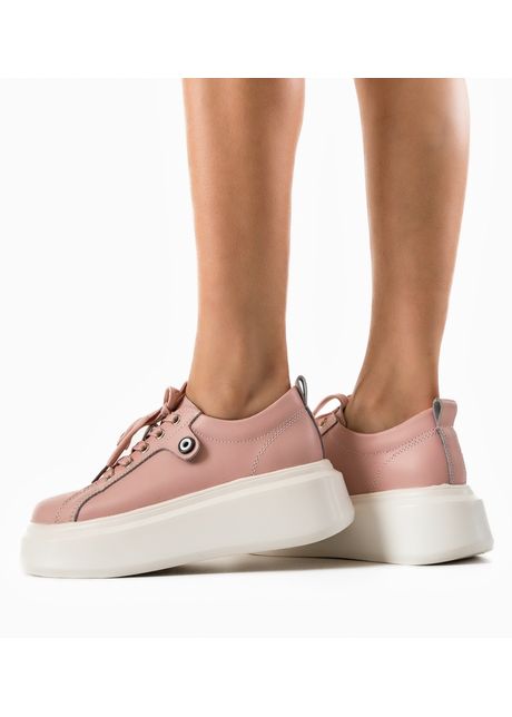 Pantofi casual nuandre roz