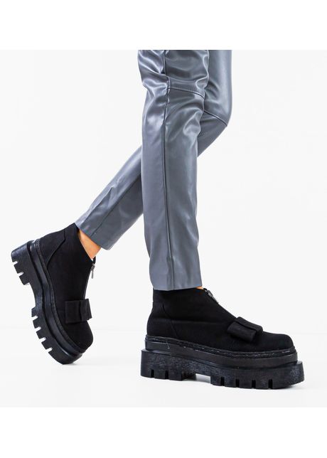 Pantofi casual parqua negri