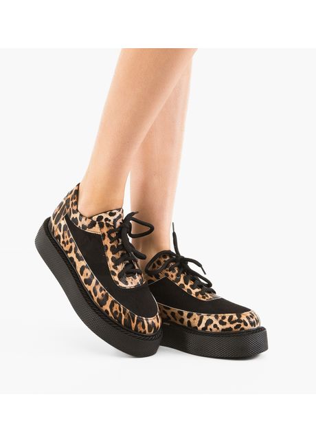 Pantofi casual polly print