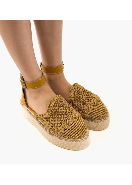Pantofi casual rauros galbeni