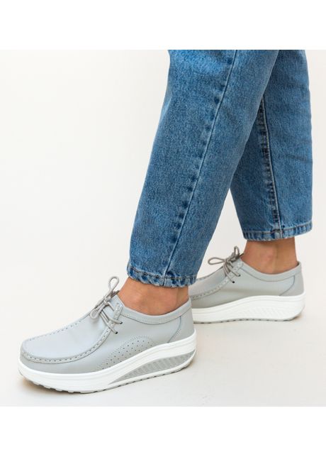 Pantofi casual roly gri