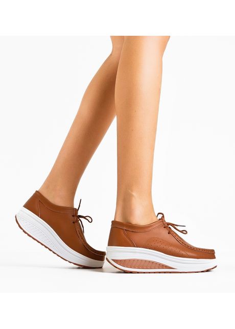 Pantofi casual roly maro