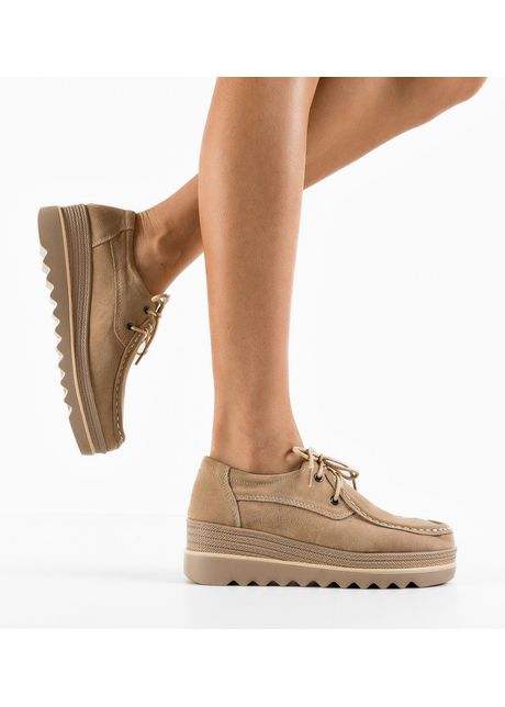 Pantofi casual sagrio bej