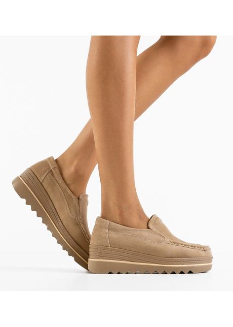 Pantofi casual smirno bej 2