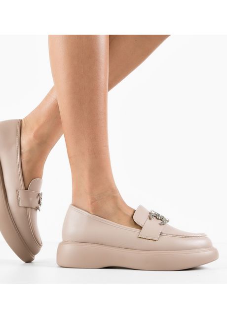 Pantofi casual villa bej