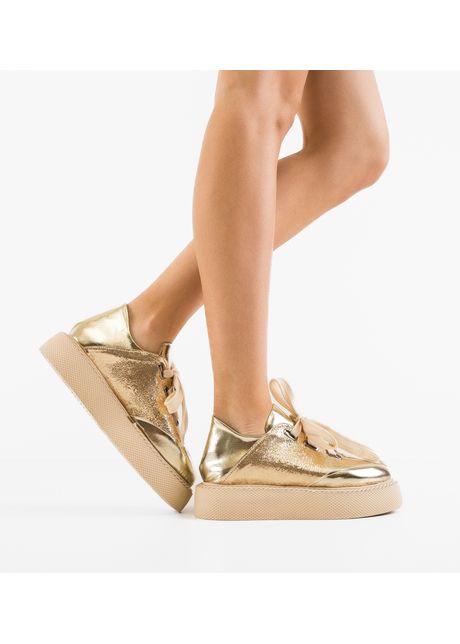 Pantofi casual vynn aurii