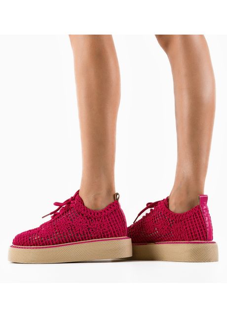 Pantofi casual ystory fuchsia