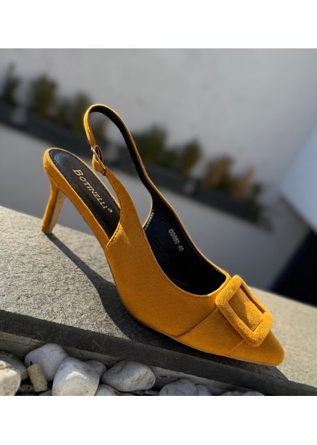 Pantofi dama luleo galbeni