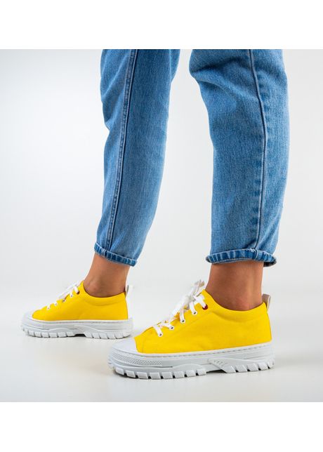 Pantofi sport anima galbeni