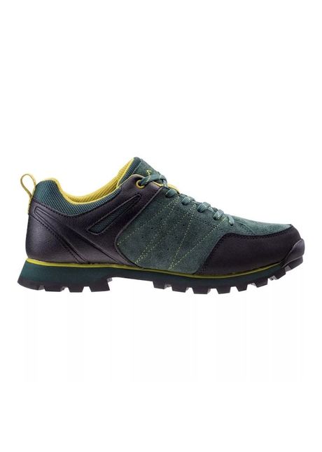 Pantofi sport barbati piele intoarsa sintetic verde negru