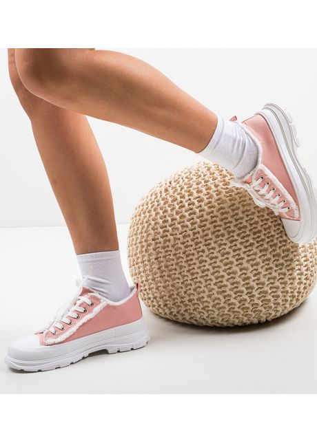 Pantofi sport court roz