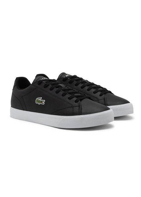 Pantofi sport din piele cu garnituri din material sintetic