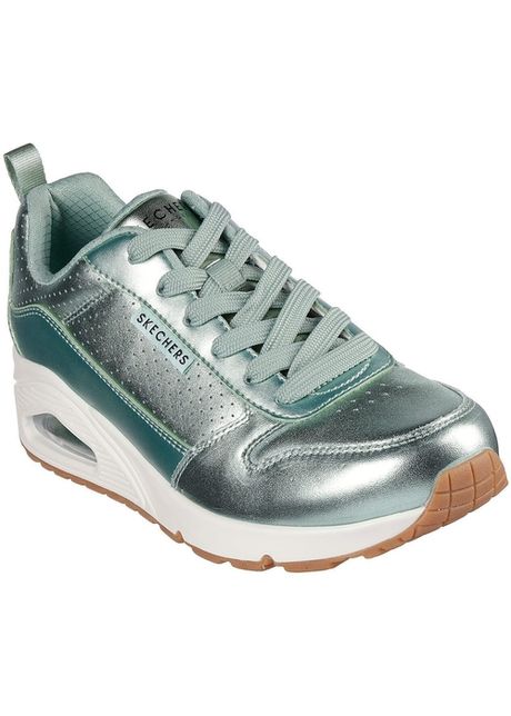Pantofi sport femei skechers uno metallixs 177109 sage
