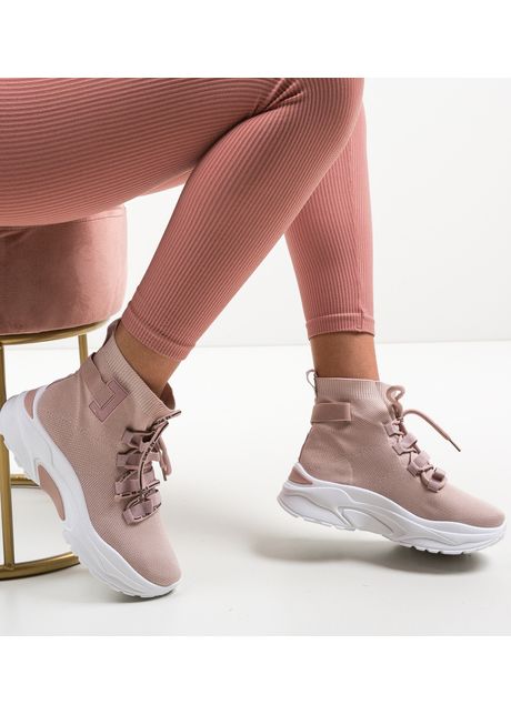 Pantofi sport hunt roz