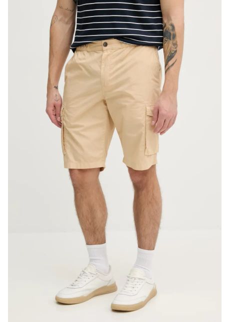 Paul shark pantaloni scur i din bumbac b rba i culoarea bej 25414025