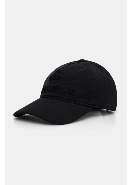 Paul shark sapca culoarea negru cu imprimeu 14317112