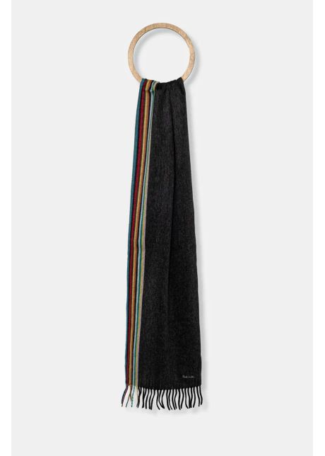 Paul smith esarfa de casmir barbati culoarea negru modelator m1a 150t n172