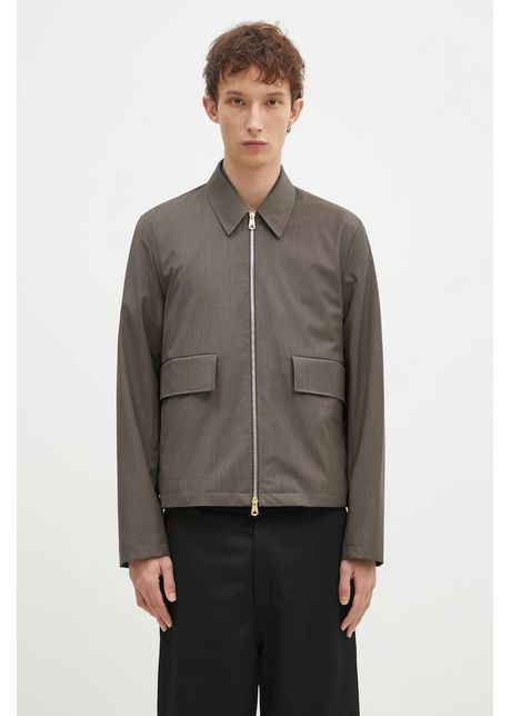 Paul smith geaca de lana culoarea gri de tranzitie m1r 031z n00041