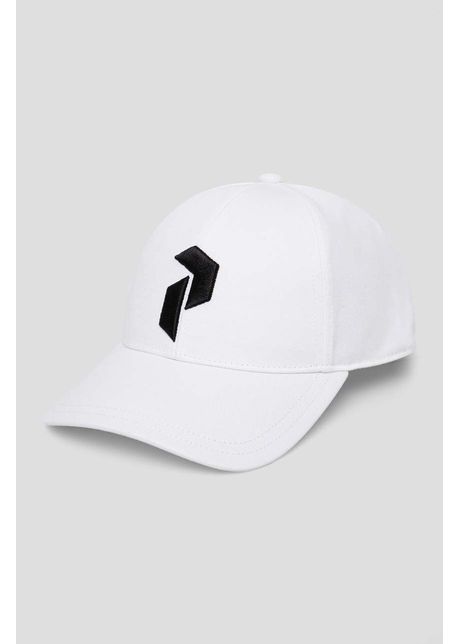 Peak performance apc de baseball din bumbac culoarea alb cu imprimeu
