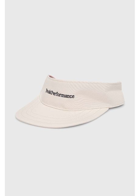 Peak performance sapca cozoroc culoarea bej cu imprimeu