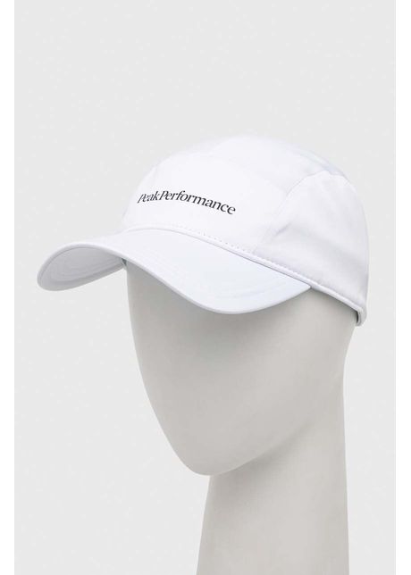 Peak performance sapca culoarea alb cu imprimeu