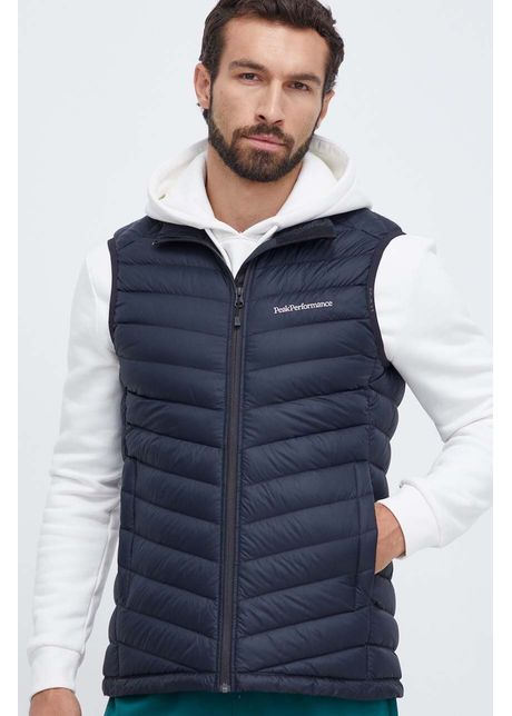 Peak performance vesta de puf barbati culoarea negru de tranzitie