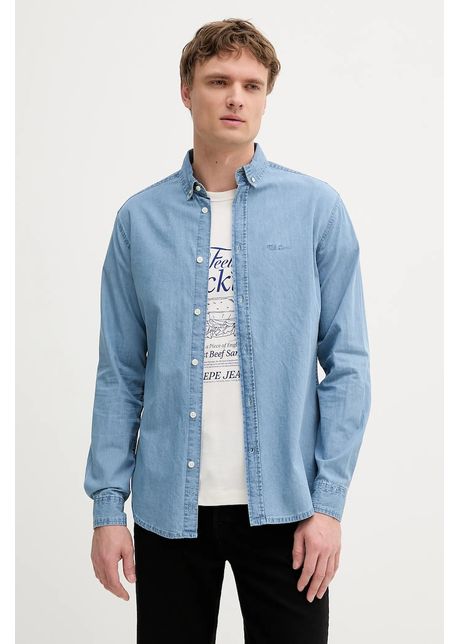Pepe jeans c ma din bumbac cu guler button down slim pm3090014c0
