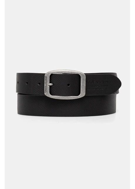 Pepe jeans curea de piele wade belt barbati culoarea negru pm021025