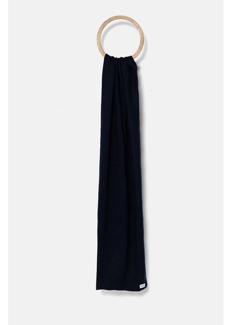 Pepe jeans esarfa din amestec de lana yela scarf culoarea albastru marin neted pl060200