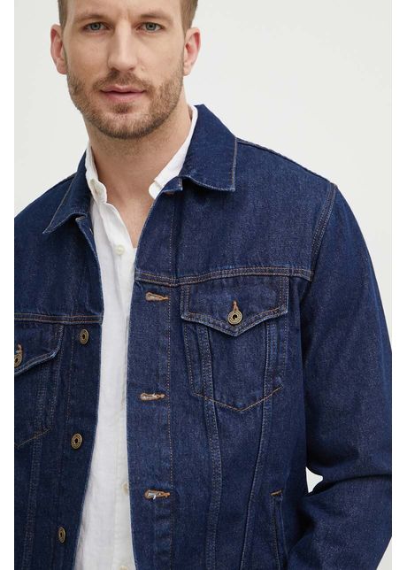 Pepe jeans geac din denim regular jacket b rba i culoarea bleumarin de tranzi ie pm402715cu4