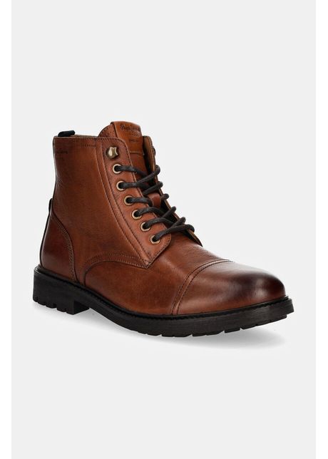 Pepe jeans ghete de piele pms50245 barbati culoarea maro fred land
